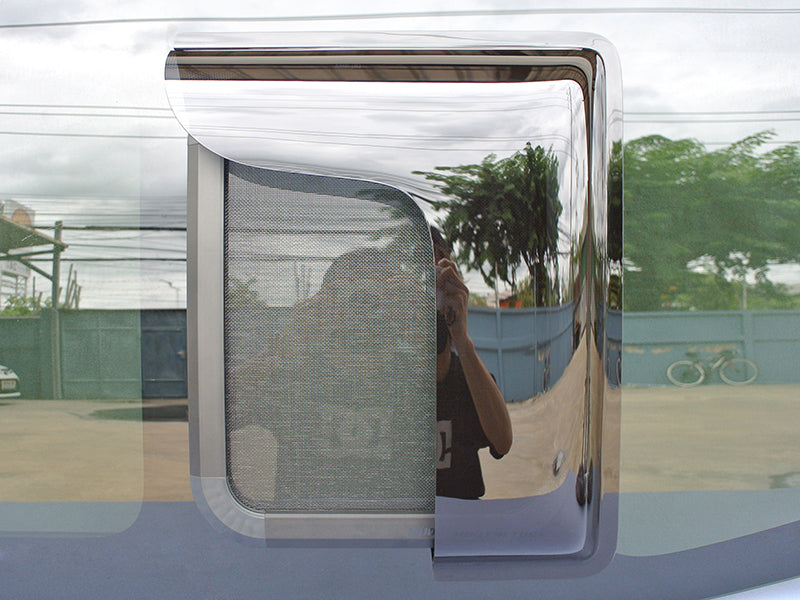 JDM NISSAN NV350 CARAVAN URVAN BUG MESH SCREEN 1 piece with weather guard - RHD parts [NV350-MeshAmd-1p]