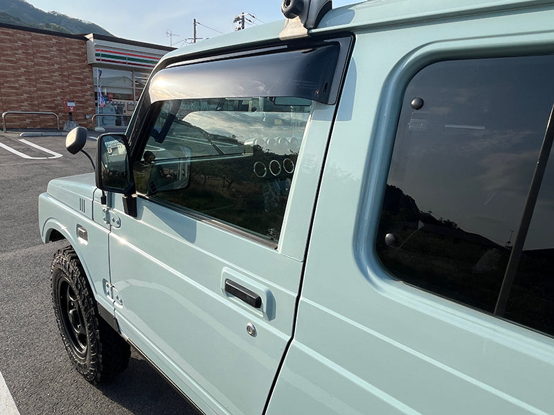JDM SUZUKI JIMNY SAMURAI CARRIBIAN SJ413 Wind deflectors Window Visor - RHD parts [SJ-BIG-DS]
