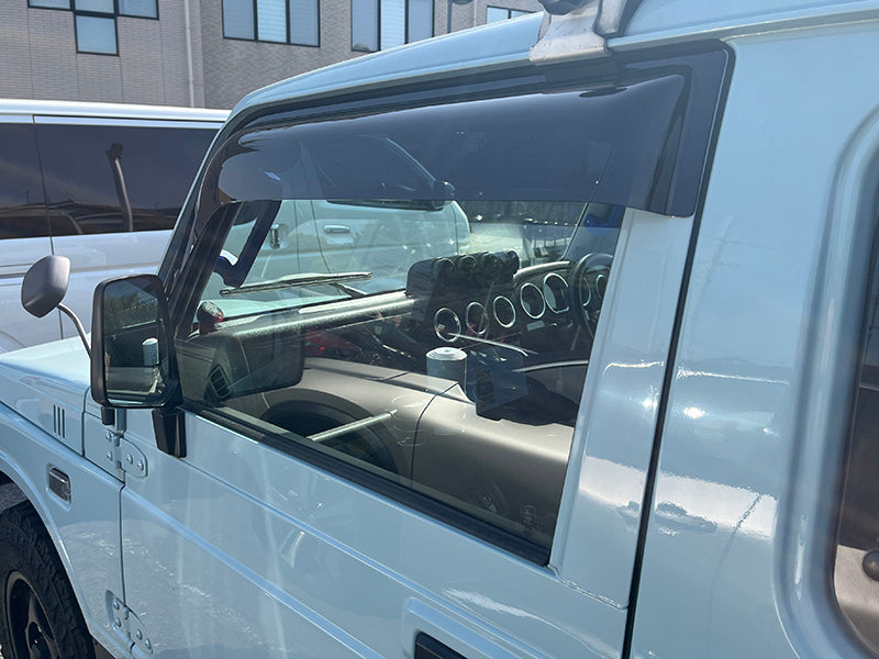 JDM SUZUKI JIMNY SAMURAI CARRIBIAN SJ413 Wind deflectors Window Visor - RHD parts [SJ-BIG-DS]