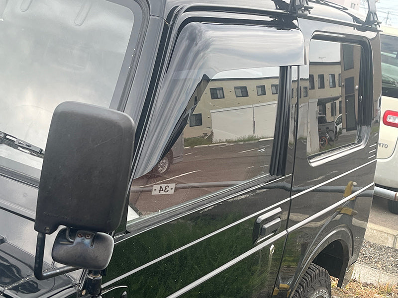 JDM SUZUKI JIMNY SAMURAI CARRIBIAN SJ413 Wind deflectors Window Visor - RHD parts [SJ-BIG-DS]