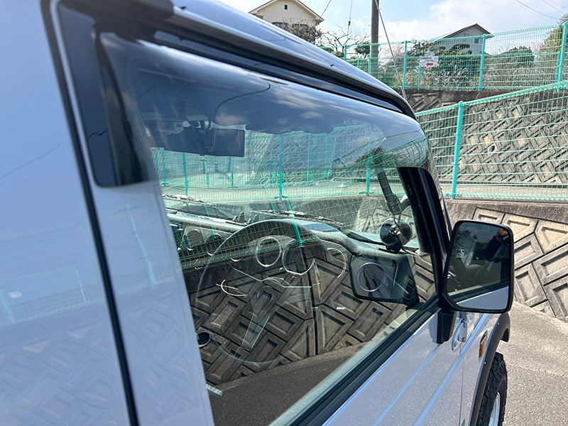 JDM SUZUKI JIMNY SAMURAI CARRIBIAN SJ413 Wind deflectors Window Visor - RHD parts [SJ-BIG-LS]