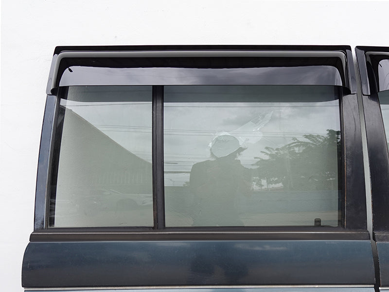 Mitsubishi PAJERO SHOGUN Gen2 V20 V30 V40 V50 (5 doors) Dark Smoke Wind deflectors Window Visor - RHD parts [V45-BIG-DS]