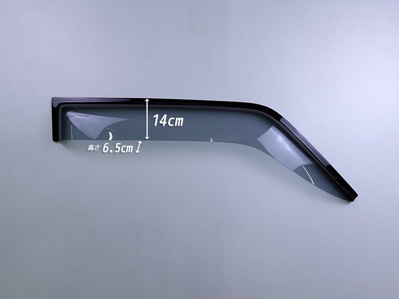 Mitsubishi PAJERO SHOGUN Gen2 V20 V30 V40 V50 (2 doors/3 doors) Light Smoke Wind deflectors Window Visor - RHD parts [V45-BIG-LS-2P]