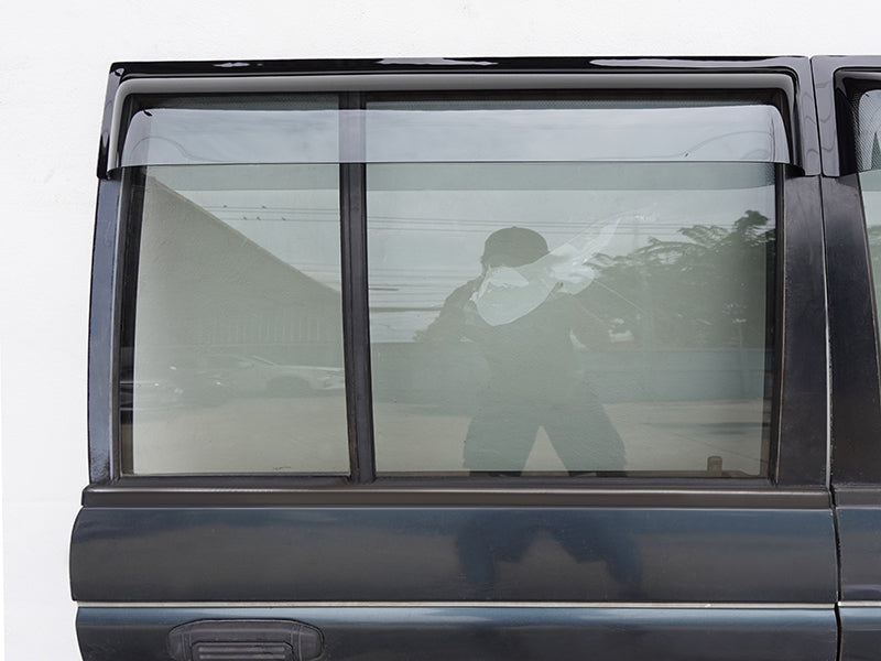 Mitsubishi PAJERO SHOGUN Gen2 V20 V30 V40 V50 (5 doors) Light Smoke Wind deflectors Window Visor - RHD parts [V45-BIG-LS]