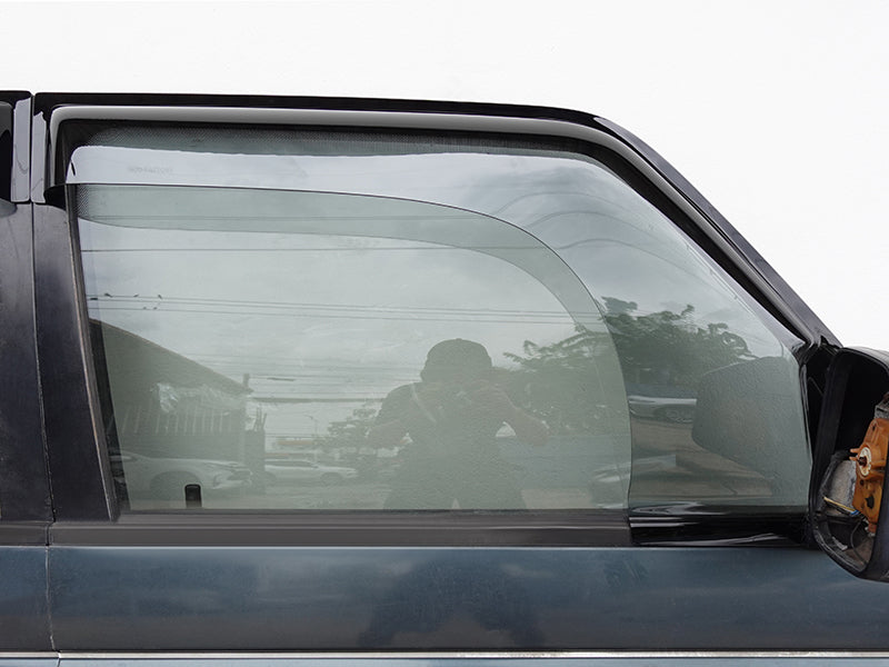 Mitsubishi PAJERO SHOGUN Gen2 V20 V30 V40 V50 (5 doors) Light Smoke Wind deflectors Window Visor - RHD parts [V45-SPW-LS]