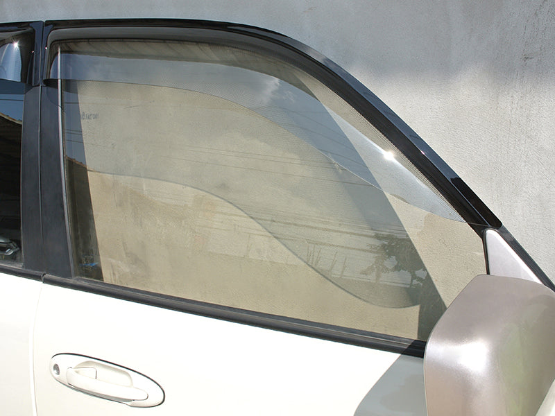 JDM TOYOTA LAND CRUISER UZJ100W HDJ101K LEXUS LX Light Smoke Wind deflectors Window Visor - RHD parts [VX100-BIG-LS]