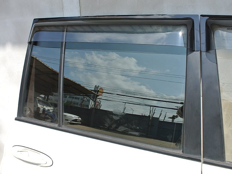 JDM TOYOTA LAND CRUISER UZJ100W HDJ101K LEXUS LX Light Smoke Wind deflectors Window Visor - RHD parts [VX100-BIG-LS]