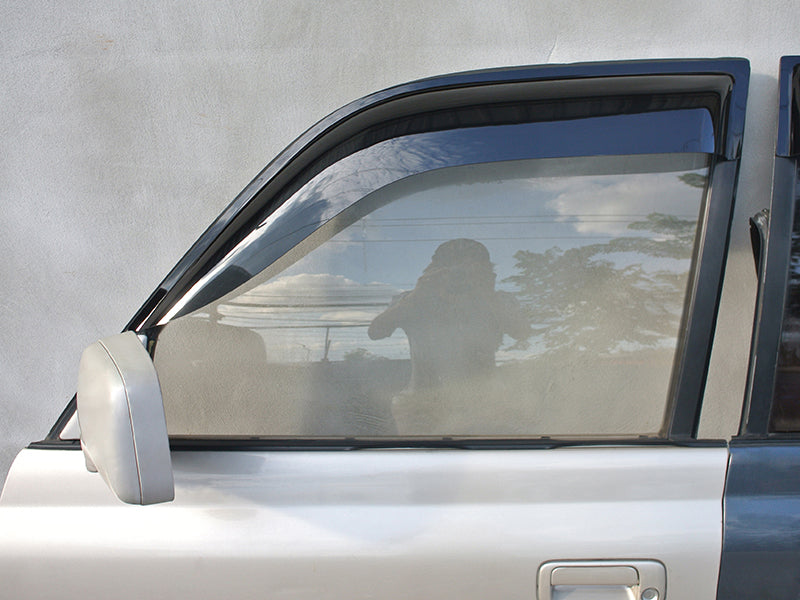 JDM TOYOTA LAND CRUISER HDJ80 HDJ81 FJ80 FZJ80 HZJ81 Dark Smoke Wind deflectors Window Visor - RHD parts [VX80-BIG-DS]