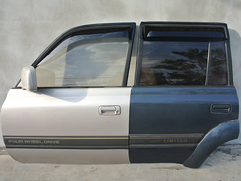 JDM TOYOTA LAND CRUISER HDJ80 HDJ81 FJ80 FZJ80 HZJ81 Dark Smoke Wind deflectors Window Visor - RHD parts [VX80-BIG-DS]