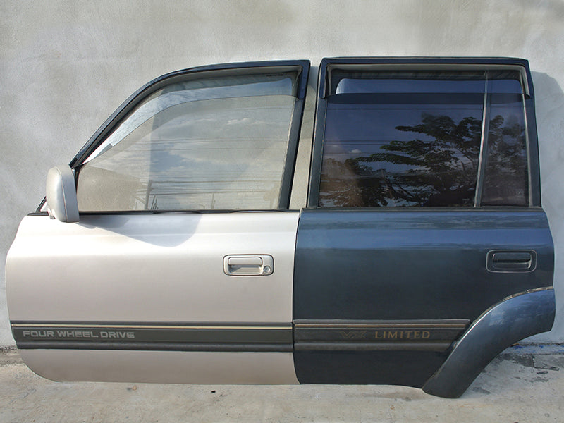 JDM TOYOTA LAND CRUISER HDJ80 HDJ81 FJ80 FZJ80 HZJ81 Light Smoke Wind deflectors Window Visor - RHD parts [VX80-BIG-LS]