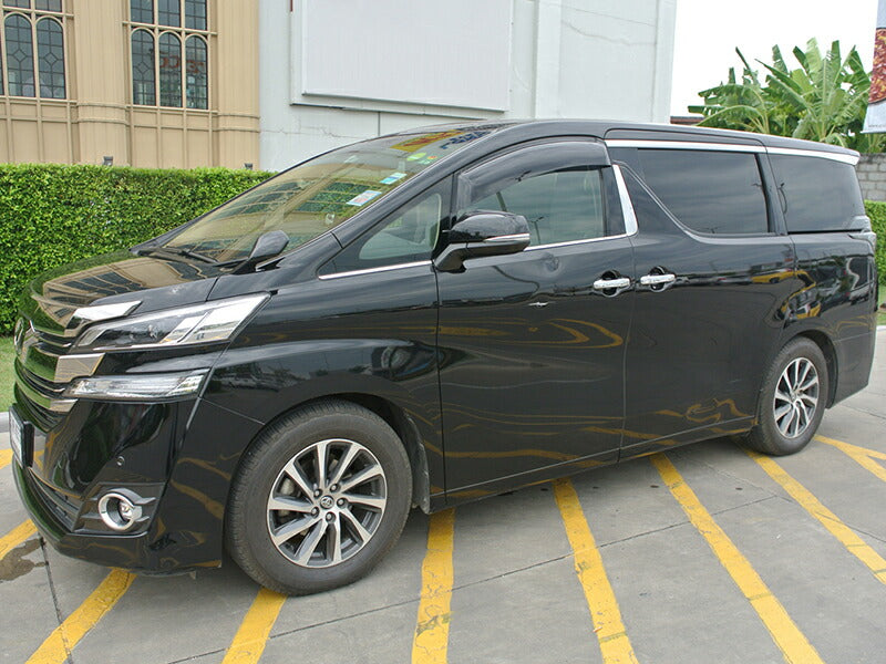 JDM TOYOTA Alphard Vellfire AH30/AGH30 series Wind deflectors Window Visor - RHD parts [al30-big-ds]