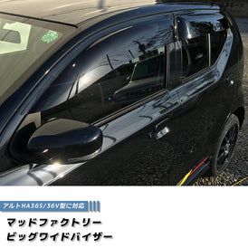 SUZUKI ALTO 8th GEN HA36S Japanese Kei Car Wind deflectors Window Visor [alt8-big-ds]