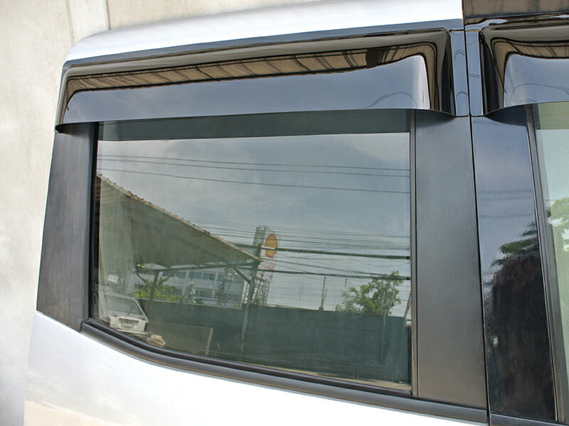 JDM Nissan DAYZ ROOX B21A /Mitsubishi ek space B11A Dark Smoke Wind deflectors Window Visor - RHD parts [b21a-big-ds-4p]