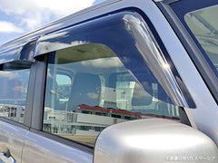 Nissan DAYZ ROOX B21A /Mitsubishi ek space B11A Dark Smoke Wind deflectors Window Visor [b21a-big-ds-4p]