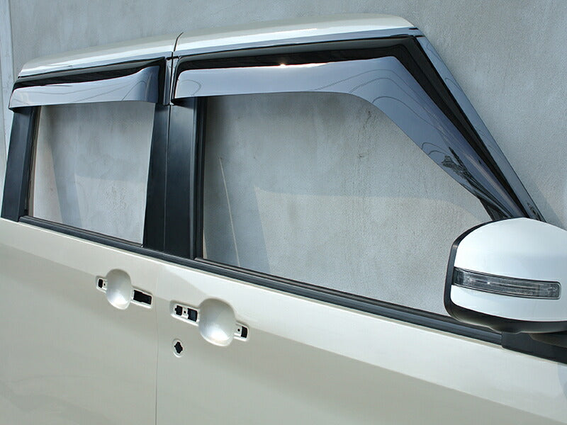 JDM Mitsubishi DELICA mini / eK Space / eK Cross Space B34A/B35A/B37A/B38A Dark Smoke Wind deflectors Window Visor - RHD parts [b34a-big-ds-4p]