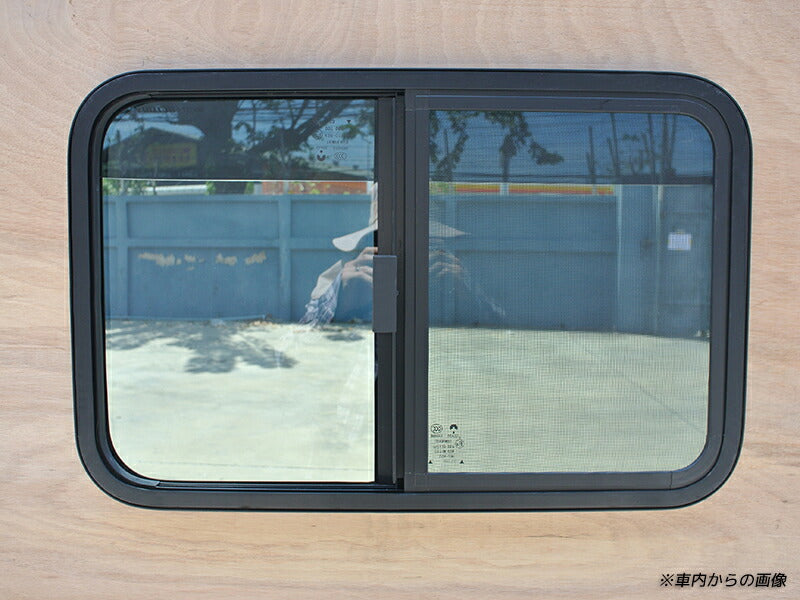 JDM Camping Car Trailer House slide window visor / weather guard Dark Smoke Wind deflectors Window Visor - RHD parts [camp90-re-ds]