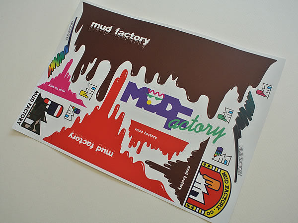 JDM MUD FACTORY Sticker [choco-sticker]