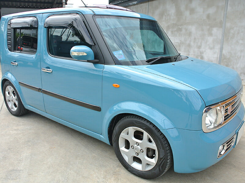 JDM NISSAN CUBE Z11 / CUBE3 Wind deflectors Window Visor (*Front pair) - RHD parts [cube11-big-ds-2p]