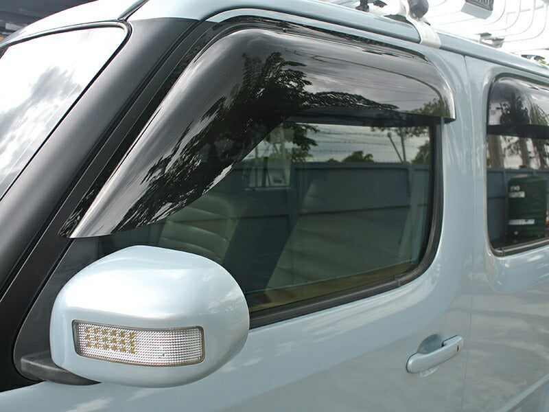 JDM NISSAN CUBE Z11 / CUBE3 Wind deflectors Window Visor (*Front pair) - RHD parts [cube11-big-ds-2p]