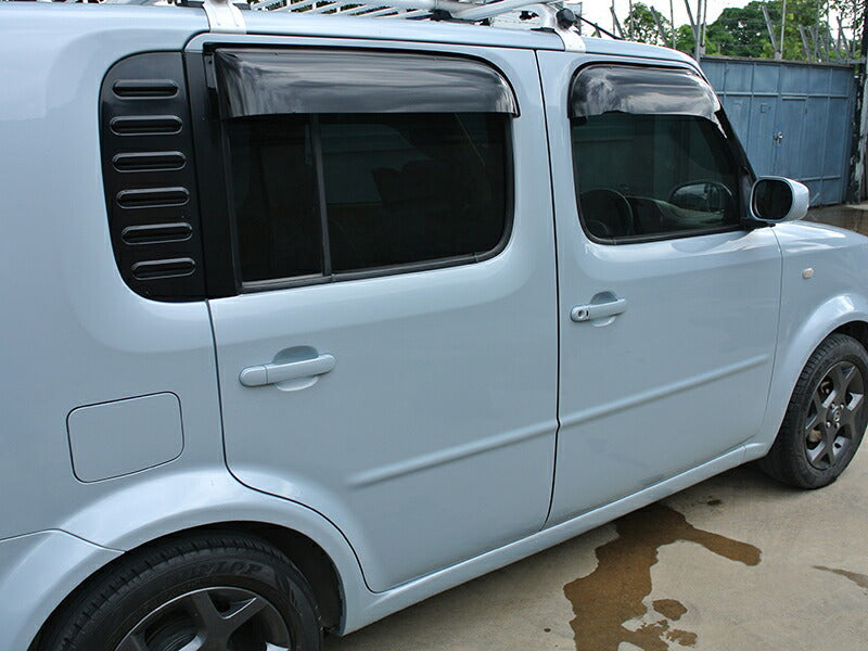 JDM NISSAN CUBE Z11 / CUBE3 Wind deflectors Window Visor (*Front pair) - RHD parts [cube11-big-ds-2p]