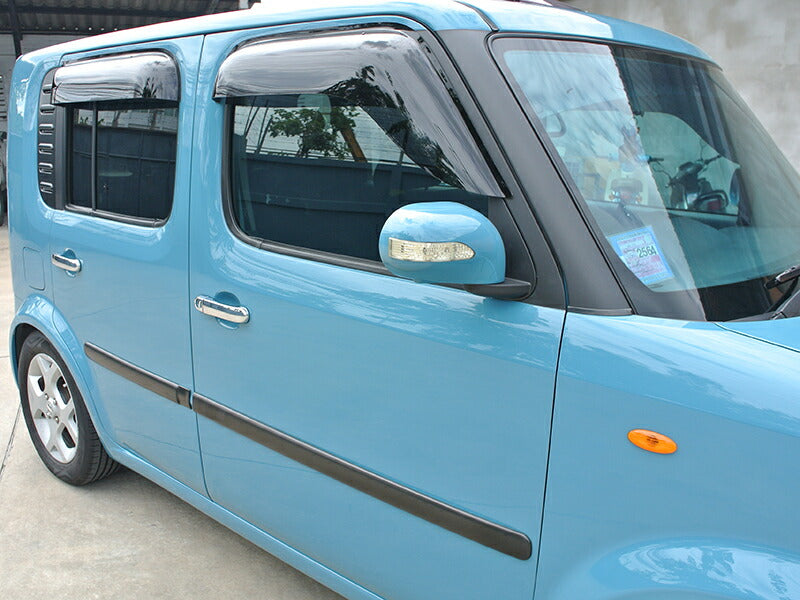 JDM NISSAN CUBE Z11 / CUBE3 Wind deflectors Window Visor - RHD parts [cube11-big-ds]
