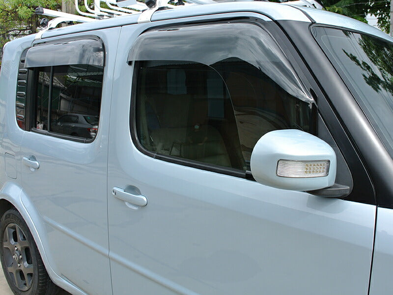 JDM NISSAN CUBE Z11 / CUBE3 Wind deflectors Window Visor (*Front pair) - RHD parts [cube11-spw-ls-2p]