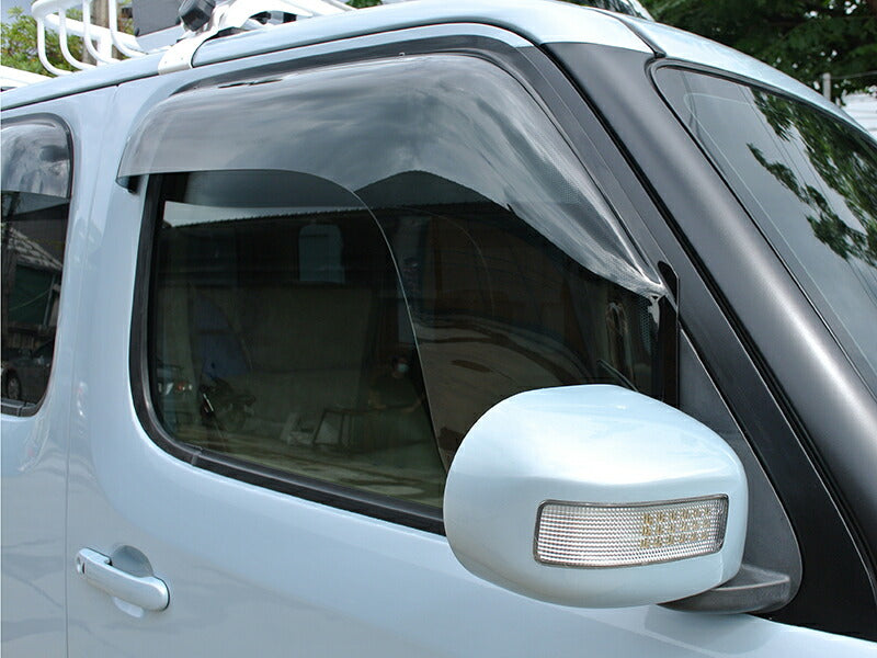 JDM NISSAN CUBE Z11 / CUBE3 Wind deflectors Window Visor (*Front pair) - RHD parts [cube11-spw-ls-2p]