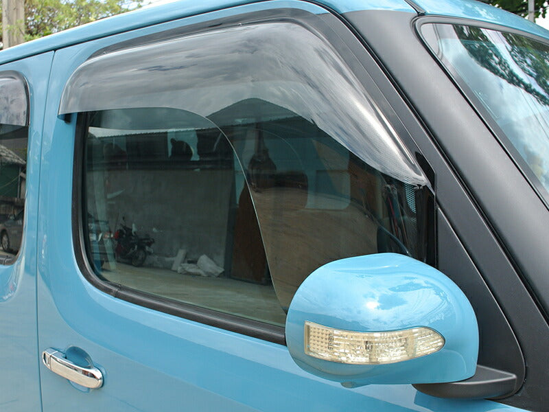 JDM NISSAN CUBE Z11 / CUBE3 Wind deflectors Window Visor (*Front pair) - RHD parts [cube11-spw-ls-2p]