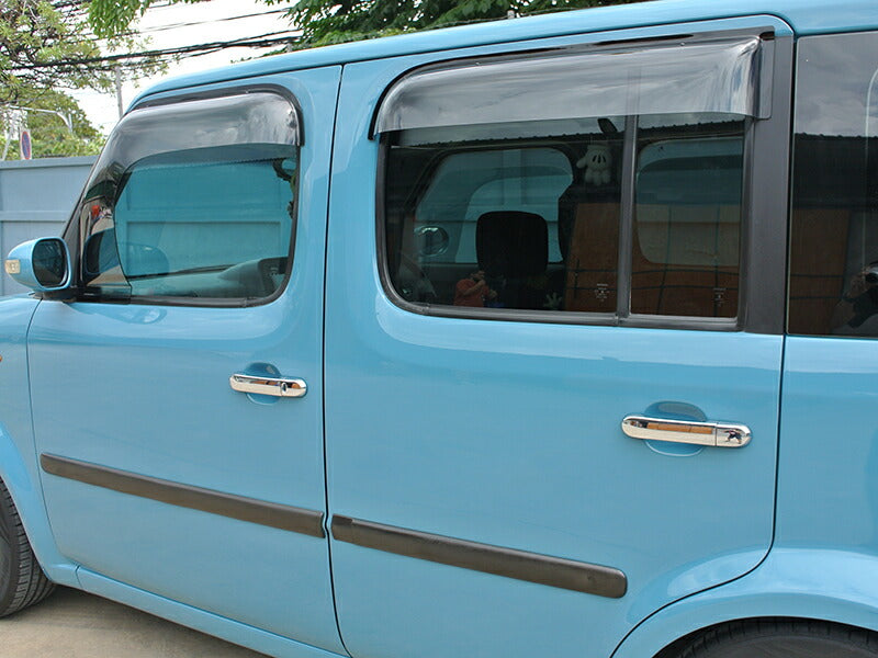 JDM NISSAN CUBE Z11 / CUBE3 Wind deflectors Window Visor (*Front pair) - RHD parts [cube11-spw-ls-2p]