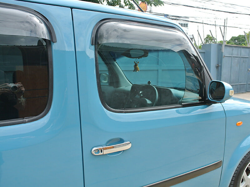 JDM NISSAN CUBE Z11 / CUBE3 Wind deflectors Window Visor (*Front pair) - RHD parts [cube11-spw-ls-2p]