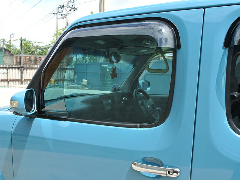 JDM NISSAN CUBE Z11 / CUBE3 Wind deflectors Window Visor (*Front pair) - RHD parts [cube11-spw-ls-2p]