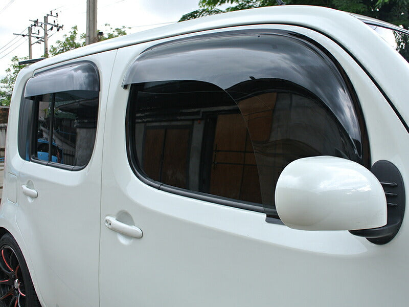 JDM CUBE Z12 NZ12 Wind deflectors Window Visor (*Front pair) - RHD parts [cube12-spw-ls-2p]