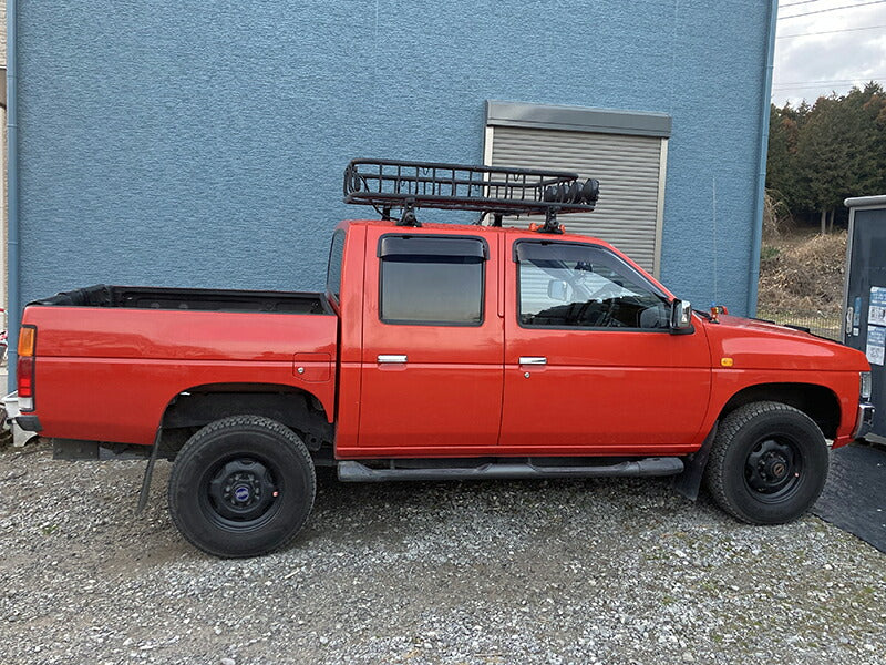 JDM Nissan D21 / HARDBODY/ Big M (DUTSUN) Dark Smoke Wind deflectors Window Visor - RHD parts [d21-big-ds-4p]