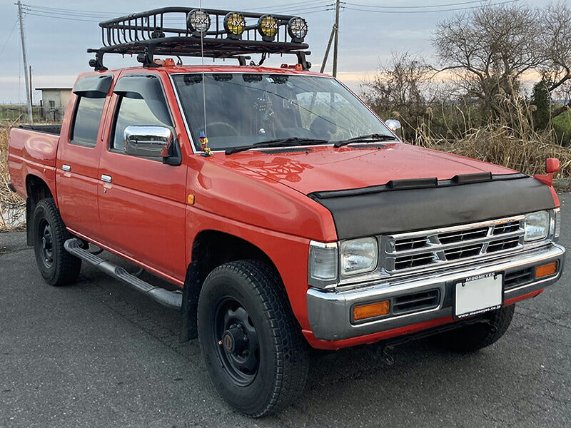 JDM Nissan D21 / HARDBODY/ Big M (DUTSUN) Dark Smoke Wind deflectors Window Visor - RHD parts [d21-big-ds-4p]