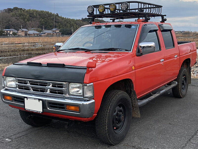 JDM Nissan D21 / HARDBODY/ Big M (DUTSUN) Dark Smoke Wind deflectors Window Visor - RHD parts [d21-big-ds-4p]