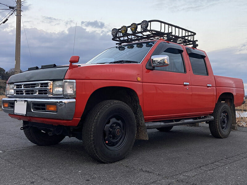 JDM Nissan D21 / HARDBODY/ Big M (DUTSUN) Dark Smoke Wind deflectors Window Visor - RHD parts [d21-big-ds-4p]