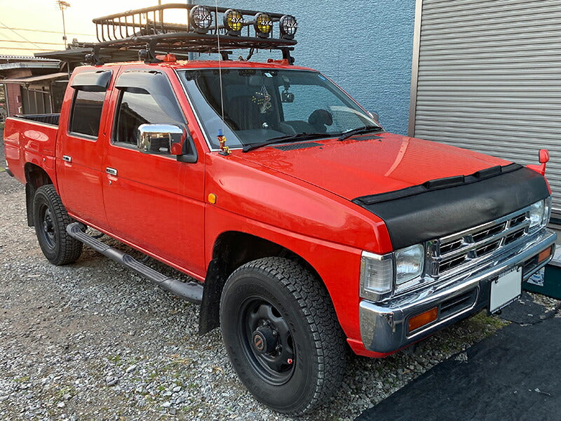 JDM Nissan D21 / HARDBODY/ Big M (DUTSUN) Dark Smoke Wind deflectors Window Visor - RHD parts [d21-big-ds-4p]