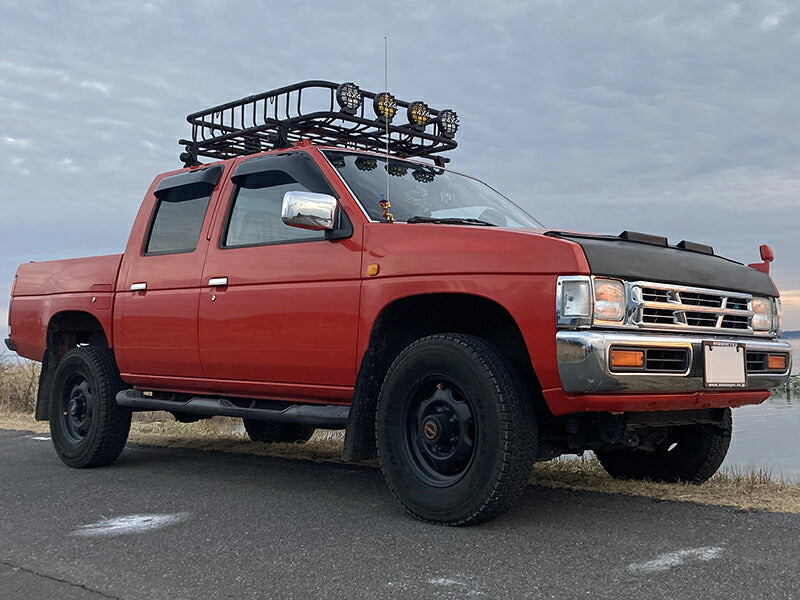 JDM Nissan D21 / HARDBODY/ Big M (DUTSUN) Dark Smoke Wind deflectors Window Visor - RHD parts [d21-big-ds-4p]