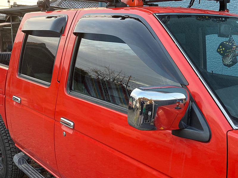 Buy Nissan D21 Hardbody Dark Smoke Wind Deflectors | MudFactory