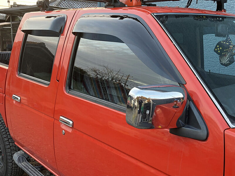 JDM Nissan D21 / HARDBODY/ Terrano / Big M (DUTSUN) Dark Smoke Wind deflectors Window Visor - RHD parts [d21-big-ds]
