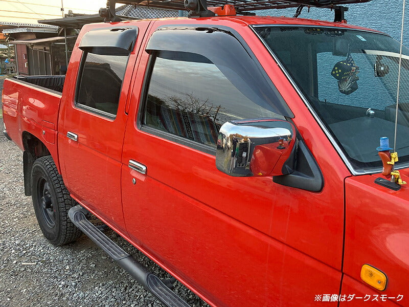 JDM Nissan D21 / HARDBODY/ Big M (DUTSUN) Light Smoke Wind deflectors Window Visor - RHD parts [d21-big-ls-4p]