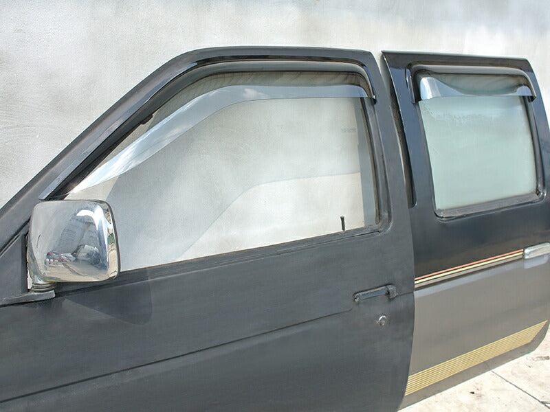JDM Nissan D21 / HARDBODY/ Big M (DUTSUN) Light Smoke Wind deflectors Window Visor - RHD parts [d21-big-ls-4p]
