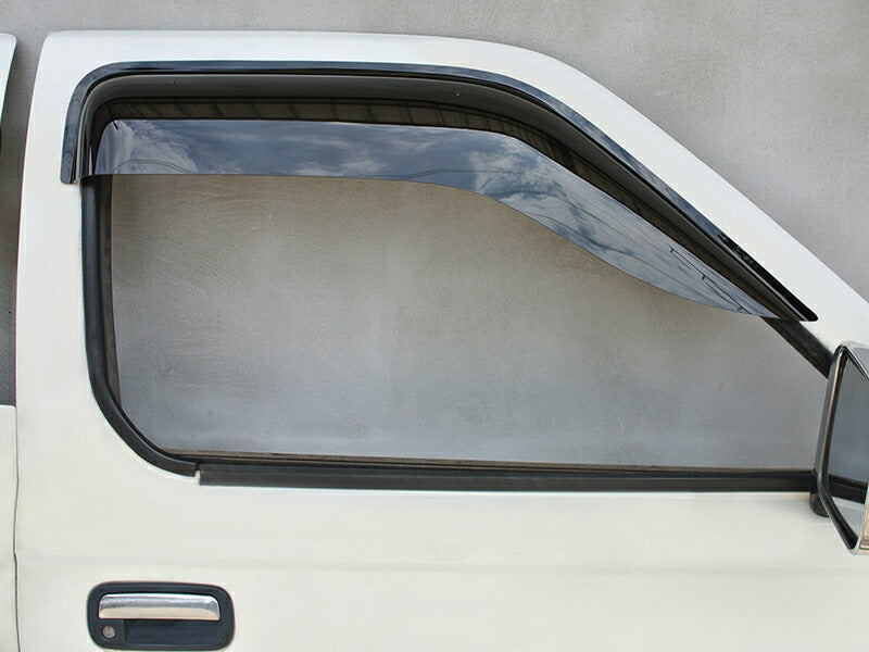 JDM Nissan Frontier D22 (DUTSUN) Dark Smoke Wind deflectors Window Visor - RHD parts [d22-big-ds-4p]