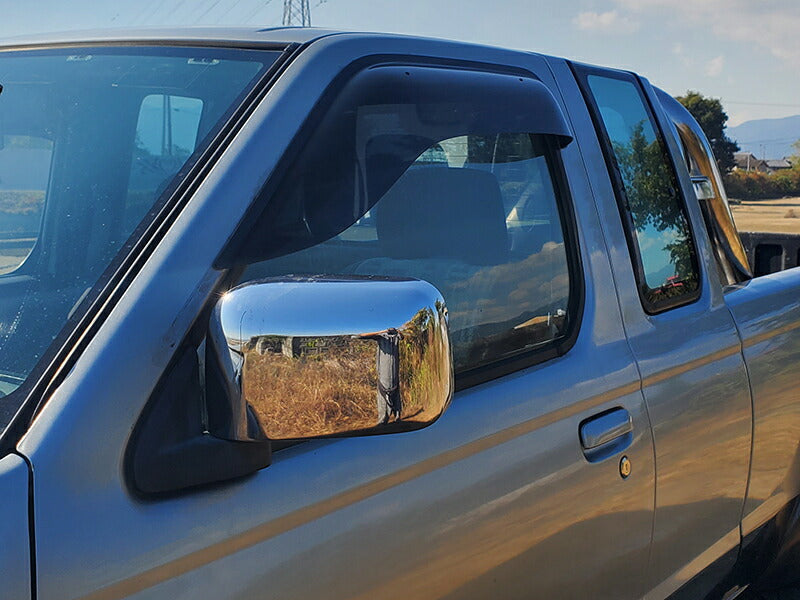 JDM Nissan Frontier D22 (DUTSUN) Dark Smoke Wind deflectors Window Visor - RHD parts [d22-big-ds]