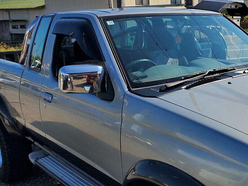 JDM Nissan Frontier D22 (DUTSUN) Dark Smoke Wind deflectors Window Visor - RHD parts [d22-big-ds]