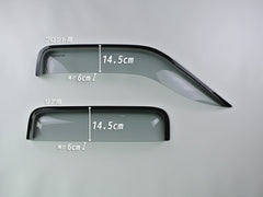 Nissan Frontier D22 (DUTSUN) Light Smoke Wind deflectors Window Visor [d22-big-ls-4p]
