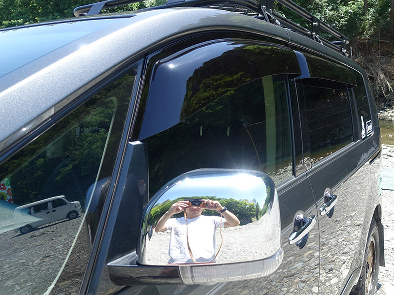 JDM MITSUBISHI DELICA D5 Wind deflectors Window Visor - RHD parts [d5-big-ds]