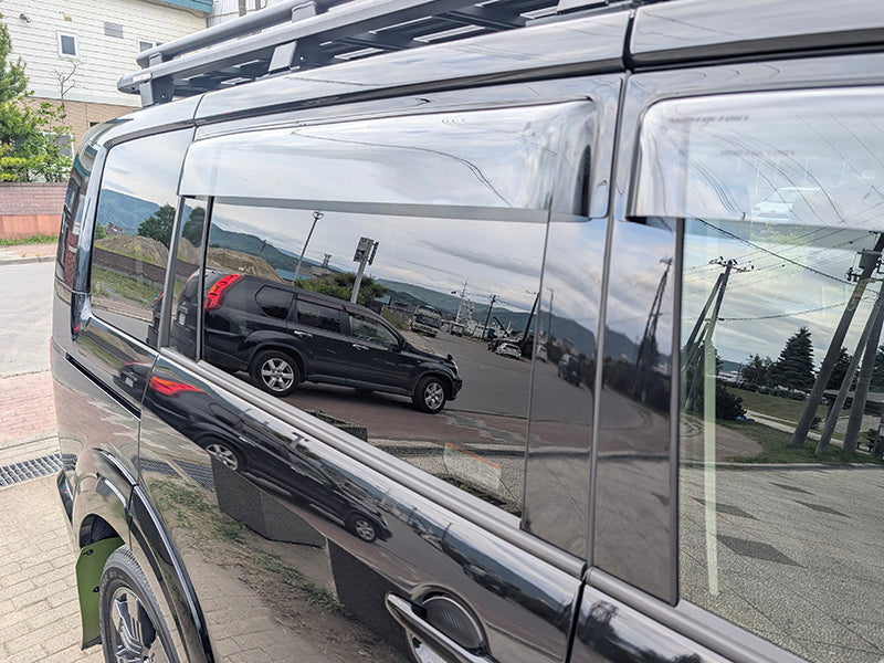 JDM MITSUBISHI DELICA D5 Wind deflectors Window Visor - RHD parts [d5-big-ls]