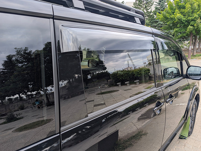 JDM MITSUBISHI DELICA D5 Wind deflectors Window Visor - RHD parts [d5-big-ls]