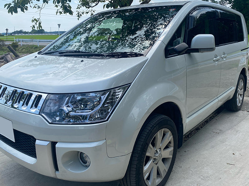JDM MITSUBISHI DELICA D5 Wind deflectors Window Visor - RHD parts [d5-big-ls]
